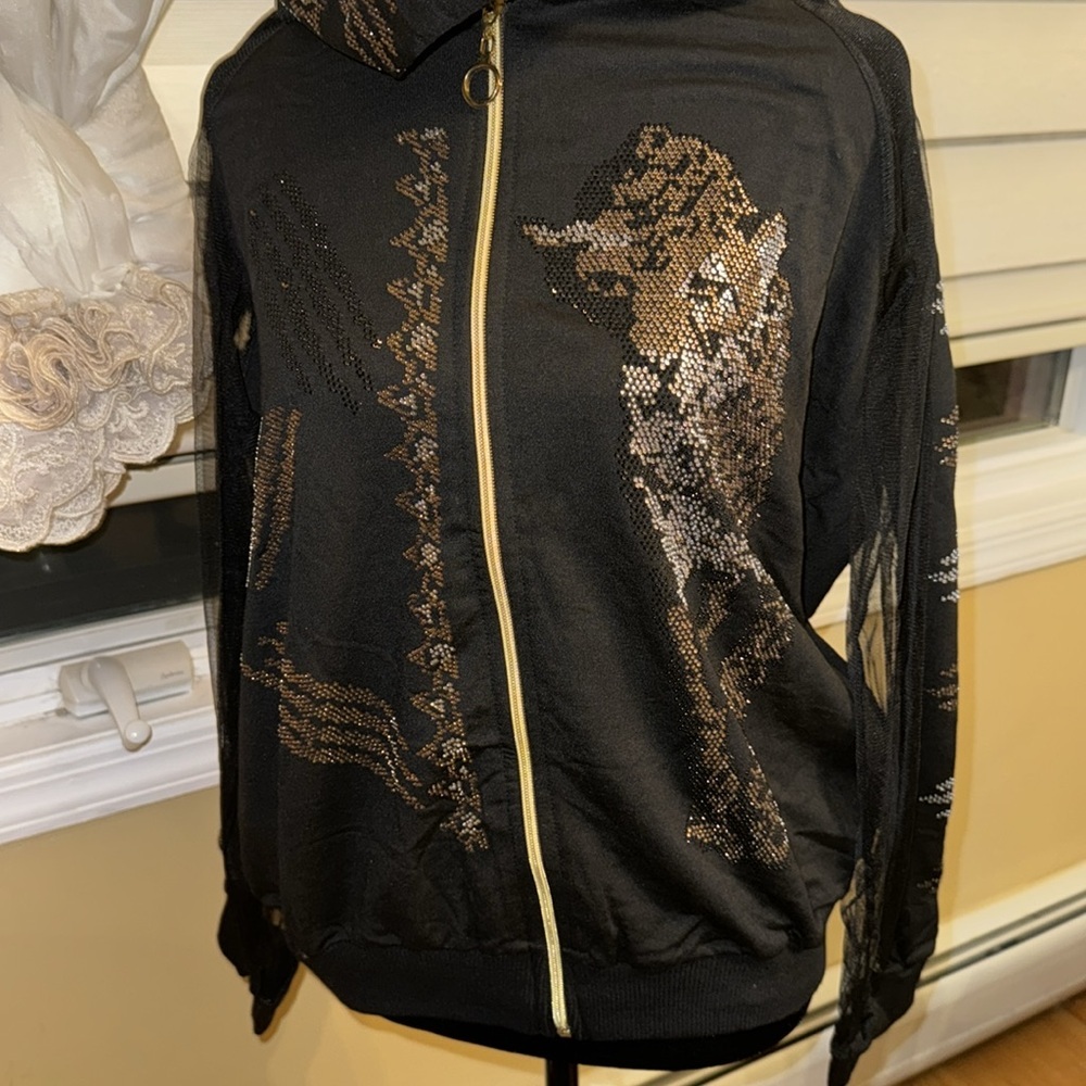 BRAND NEW WOMENS SWEATER ABD SWEATPANTS FOR SALE bedazzled SIZE EU(46) - Picture 11 of 14